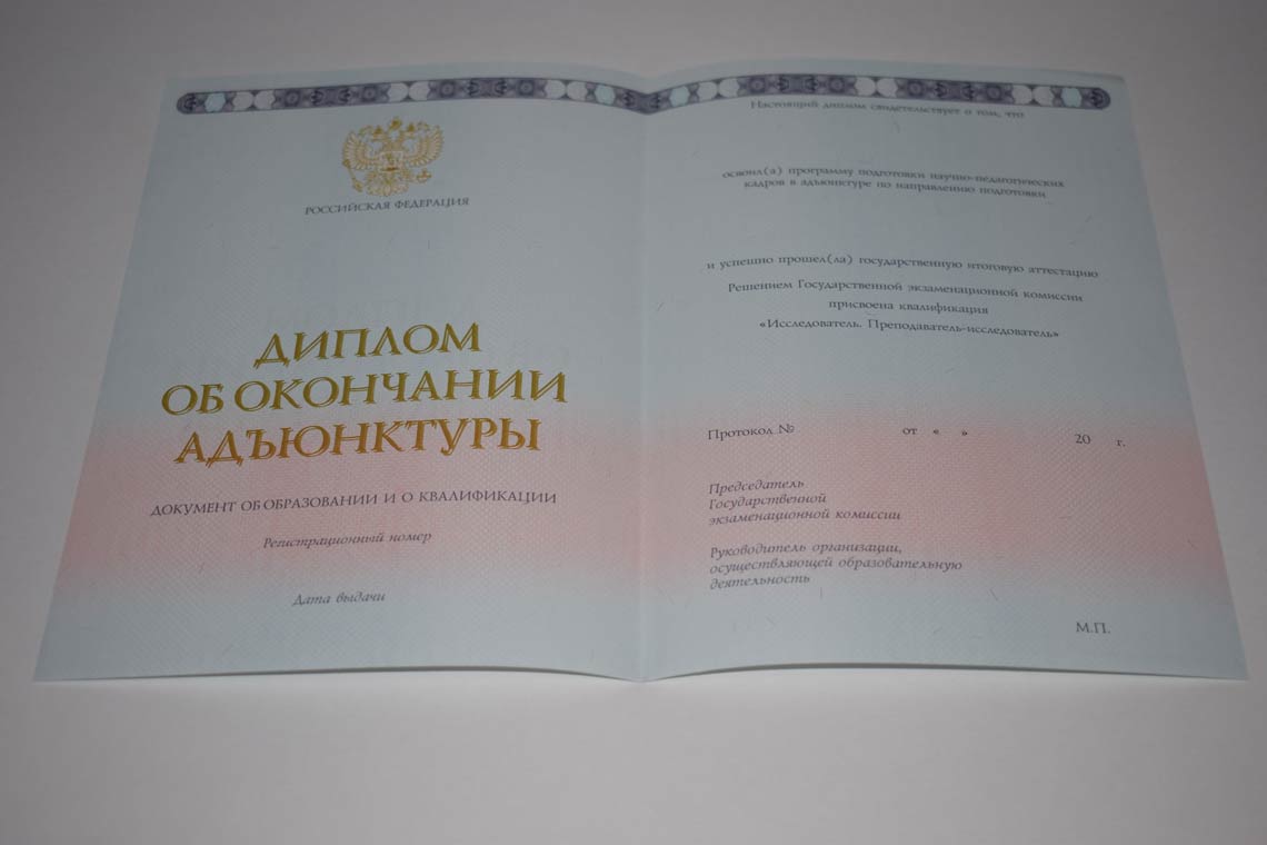 Диплом Адъюнктуры 2014-2025 в Благовещенске